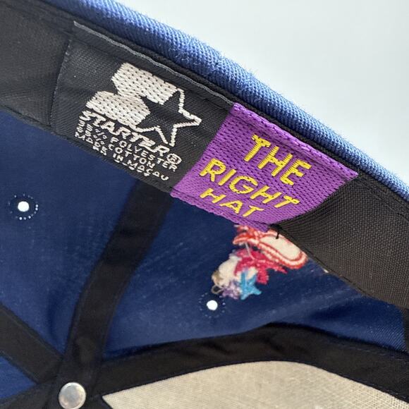 Vintage 1996 Starter Olympics Snapback Hat Atlanta USA Blue NWT - Picture 8 of 9